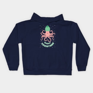 Christmas Octopus Kids Hoodie